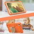 NIKCORP Zaštitna maska za iPad 10,2" s leptir postoljem i naramenicom otporna na udarce, narančasta